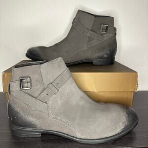 Used Alexander Hotto Italian Mid Ankle Men's Strap Boot Size 43 EU